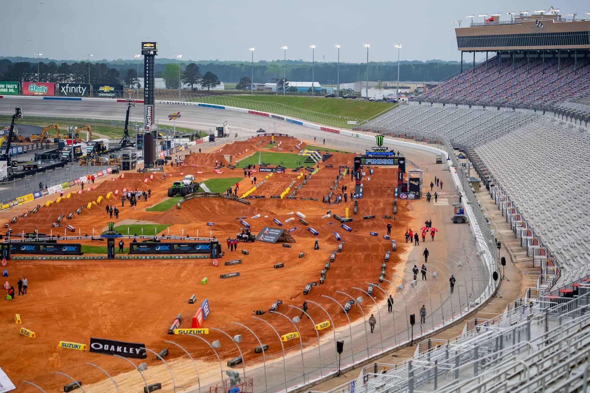 Supercross at Atlanta Motor Speedway in 2021