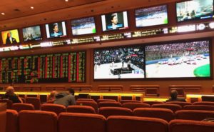 Las vegas oddsmakers break down the numbers and post the results in the sportsbook. Photo by jerry jordan/kickin' the tires