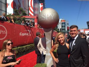 Ryan Dungey at the 2016 ESPY Award banquet to accept his second ESPY. Photo by Feld Entertainment, Inc.