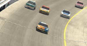 Michael Cosey Jr. beats Dale Earnhardt Jr. for the win in eRacr's Firecracker 400 on iRacing.