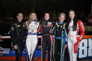 w3 five female racers