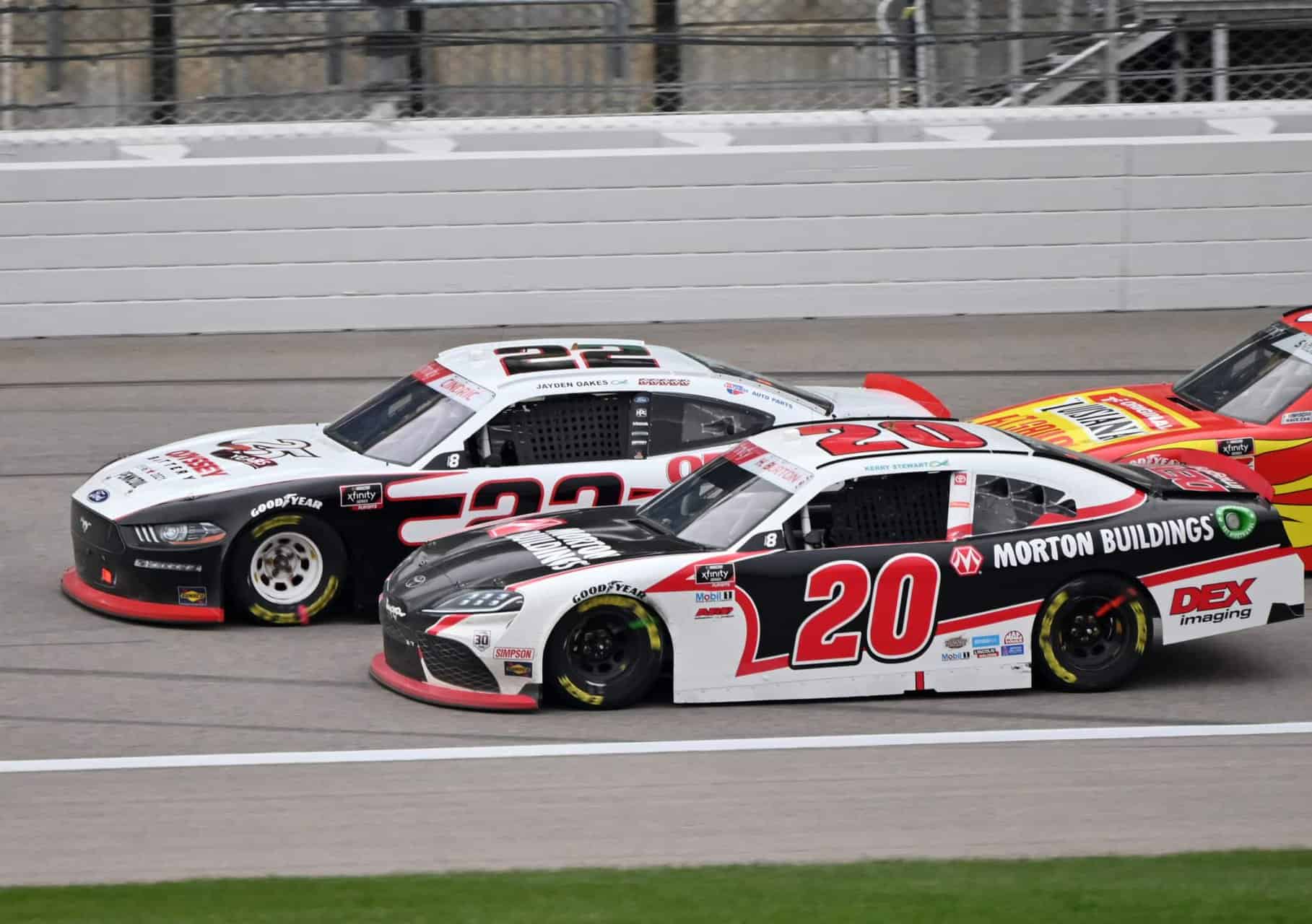 Team Penske driver, Austin Cindric, had a strong run at Kansas Speedway in the NASCAR Xfinity Series race. Photo by Jerry Jordan/Kickin' the Tires