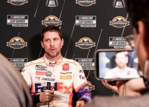 Denny hamlin, nascar championship weekend media day in 2021