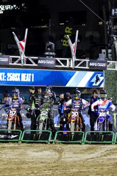 FIM bans Russian riders from competing in American AMA Supercross and Motocross.