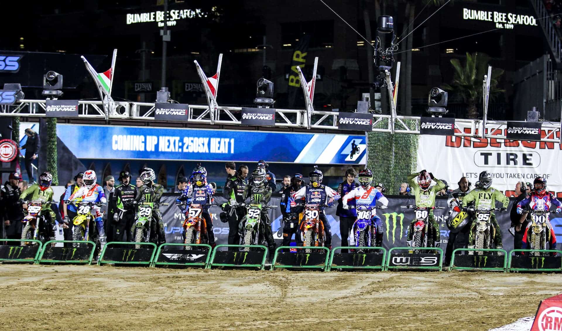 FIM bans Russian riders from competing in American AMA Supercross and Motocross.