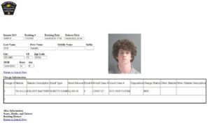 Daniel dye arrest records from volusia county branch jail in 2022