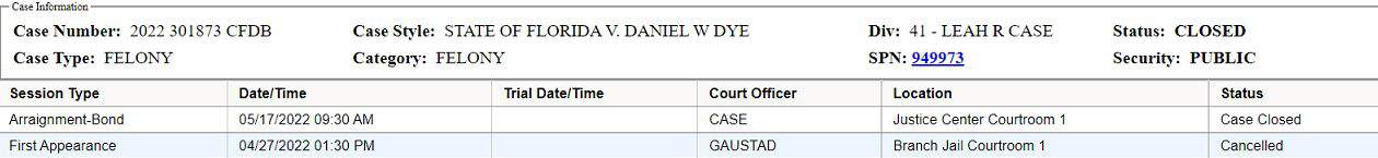 Volusia court record 2