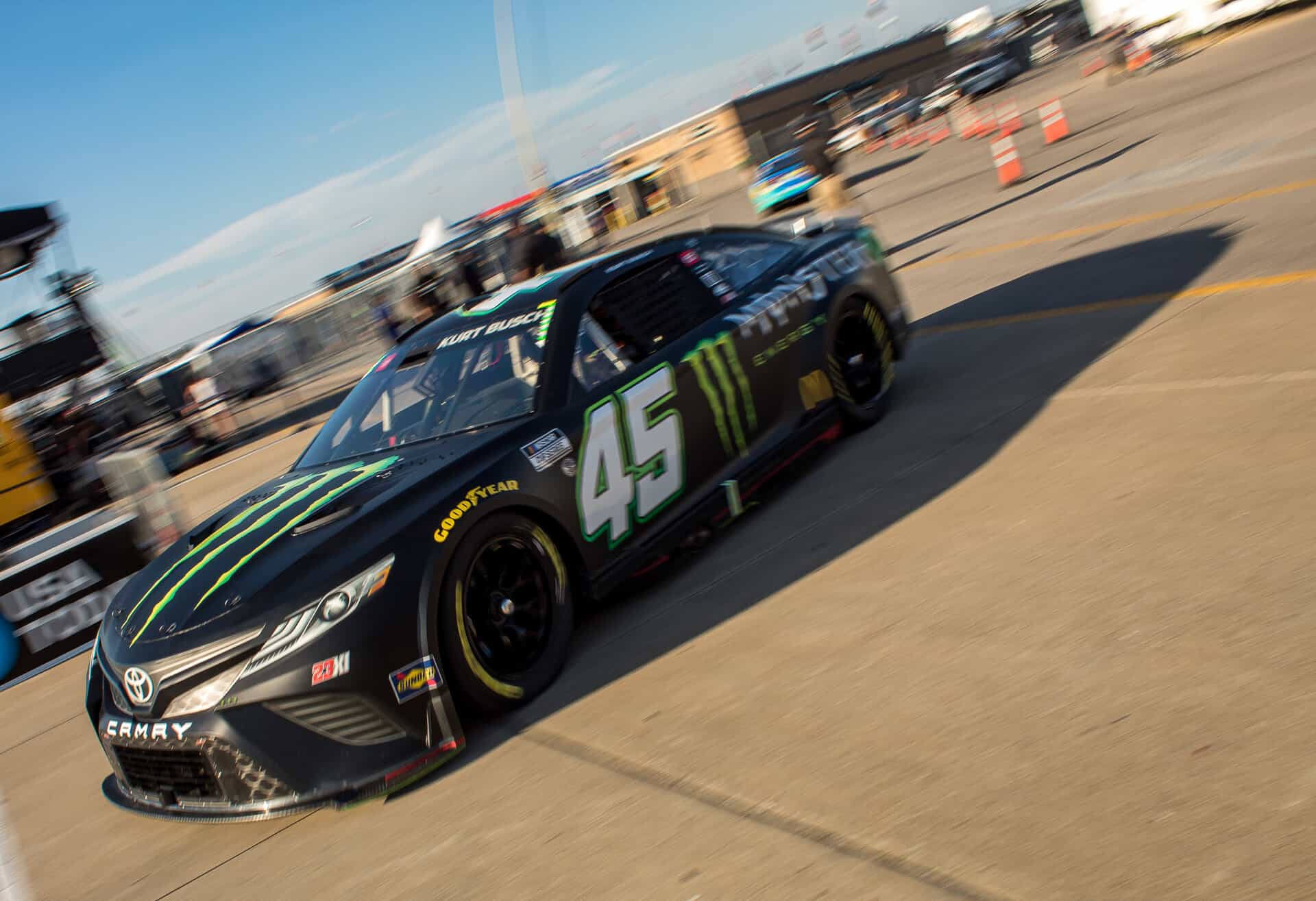 Bettors have put a lot of money on kurt busch to win the nascar race at nashville superspeedway this weekend. Photo by christian koelle/kickin' the tires