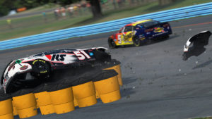 23xi racing's mitchell dejong crushed the enascar coca-cola iracing series competition at watkins glen international.