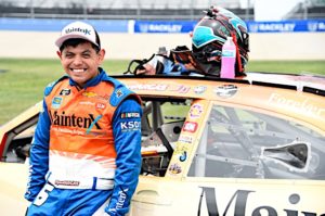 Nascar xfinity series driver ryan vargas joins faces as a board member of the charitable organization.