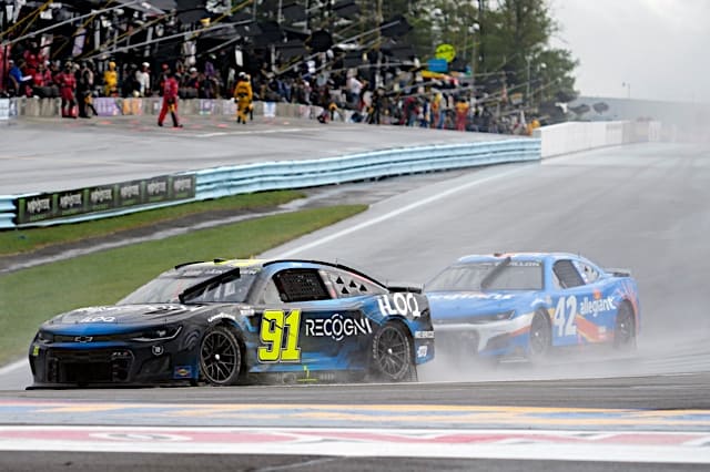 Though Kimi Räikkönen's NASCAR Cup Series debut ended with a crash, the Formula One champion enjoyed his experience at Watkins Glen International in the Trackhouse Racing Project91 car.
