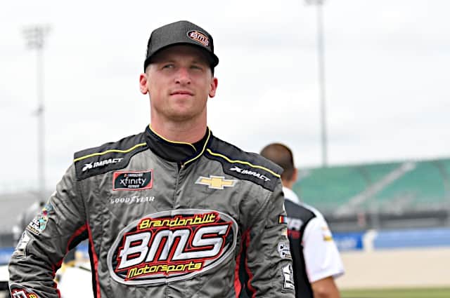Brandon Brown aims to maximize points with BJ McLeod Motorsports in the NASCAR Xfinity Series race at Watkins Glen International.
