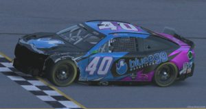 Tyler foti wins the elite racing league homeplace beer co. Daytona 500 without a front bumper on iracing.
