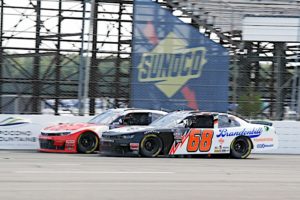 Brandon brown looks to make huge strides in the nascar xfinity series points standings in the new holland 250 at michigan international speedway.