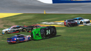 Bobby Zalenski locks himself into the eNASCAR Championship 4 with a win at Talladega Superspeedway.