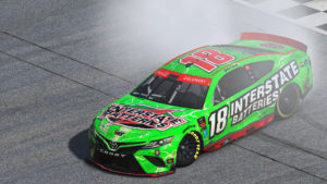 Bobby Zalenski locks himself into the eNASCAR Championship 4 with a win at Talladega Superspeedway.