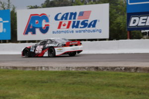 The number 96 of camirand at delaware speedway. (photo by olivia whissell)