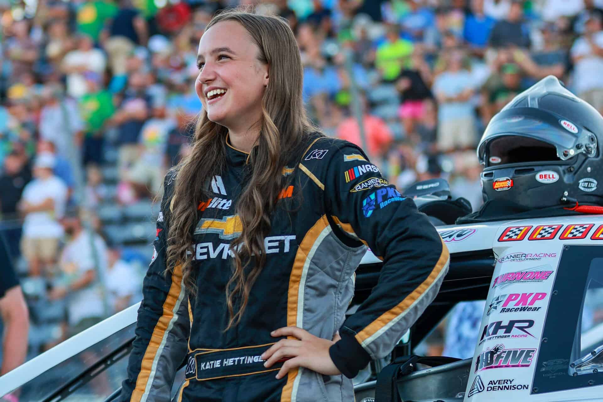 Katie Hettinger will make her ARCA Menards Series West Debut with Young's Motorsports at the Las Vegas Motor Speedway Bullring.