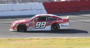 Cole moore earned his first career arca menards series west win at all-american speedway.