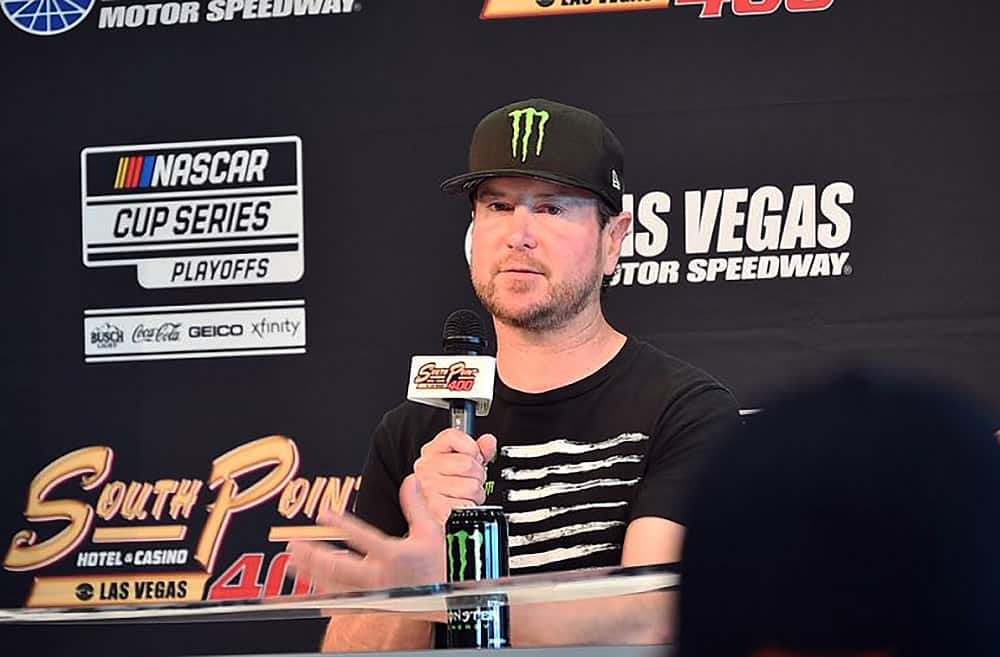Former NASCAR Champion, Kurt Busch, announces that he will not seek medical clearance for the rest of the 2022 season. Photo by Jerry Jordan/Kickin' the Tires