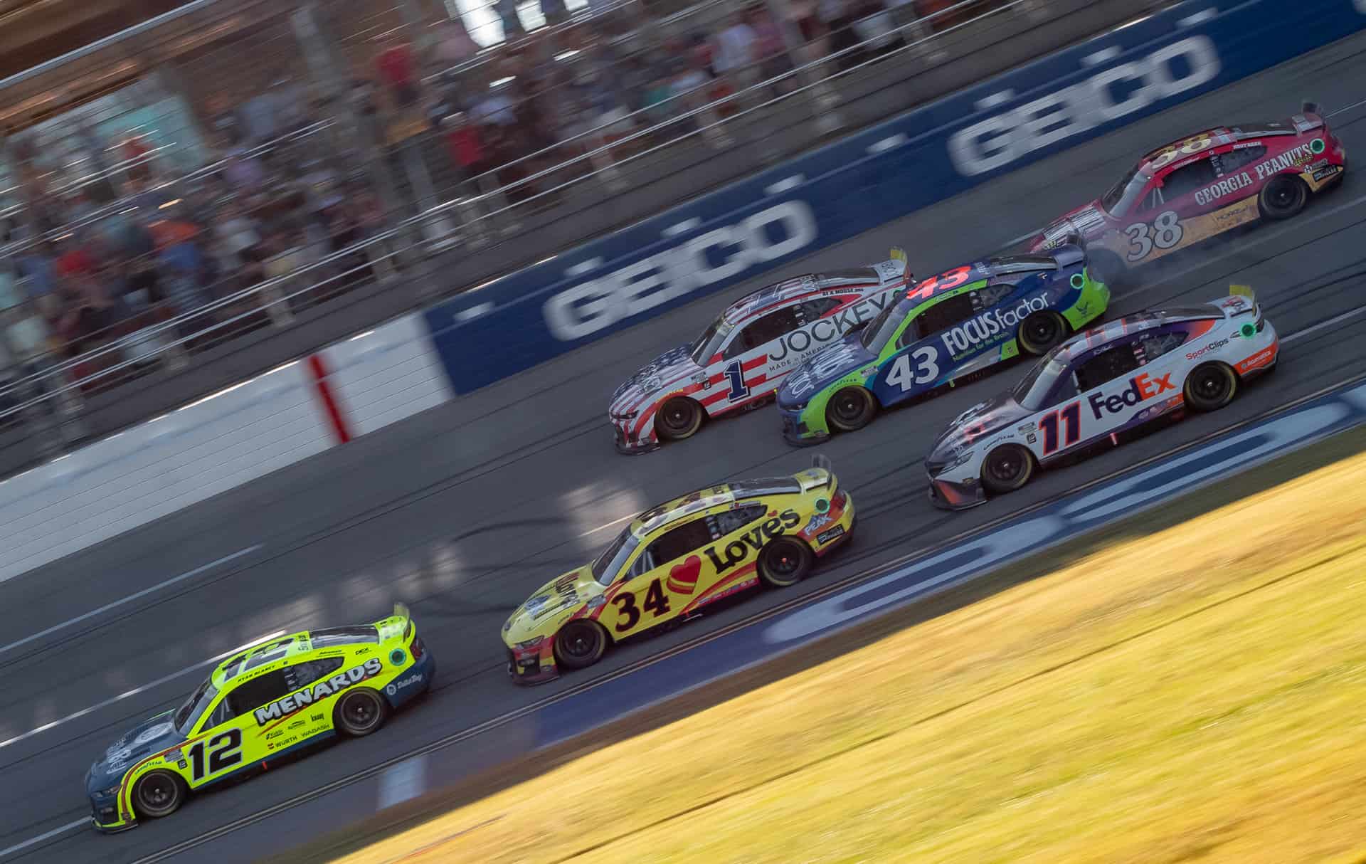 Ryan Blaney comes shy of first win of 2022 at Talladega Superspeedway. Photo by Christian Koelle / Kickin' the Tires.