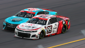 Casey Kirwan wins the eNASCAR Coca-Cola iRacing Series championship at the NASCAR Hall of Fame.