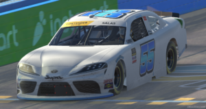 Vicente Salas takes a dominant win in the eNASCAR iRacing Contender Series at Phoenix Raceway.