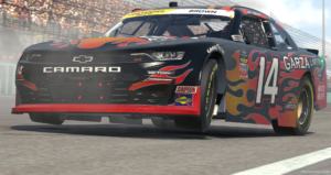 Joey Brown wins the eNASCAR Contender iRacing Series race at Homestead-Miami Speedway.