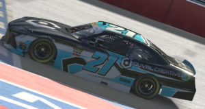 Allen boes captured the enascar contender iracing series victory at auto club speedway.