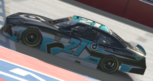 Allen Boes captured the eNASCAR Contender iRacing Series victory at Auto Club Speedway.