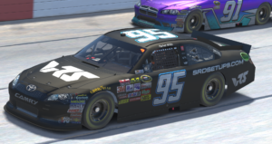 Parker White captured the win in the Hard to Drive 300 on iRacing.