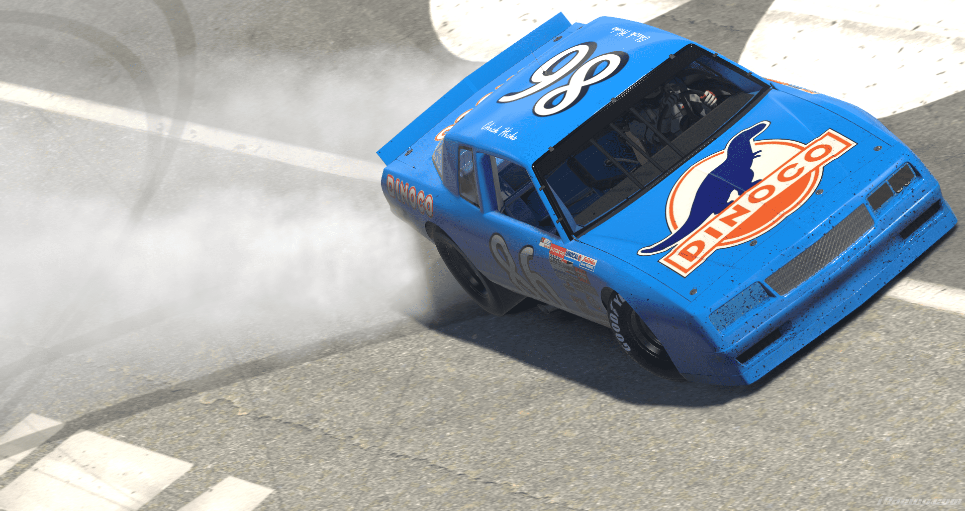 Tyler Garey overcame adversity to win the Legends of the Future Series at Altanta Motor Speedway on iRacing.
