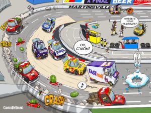 NASCAR Comic Artist Bruno Aguiar has been humbled by the attention that the NASCAR community has given him.