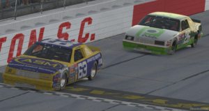 Logan helton took the win at darlington raceway as iracing's legends of the future series rallied around j. D. Willis and his family.