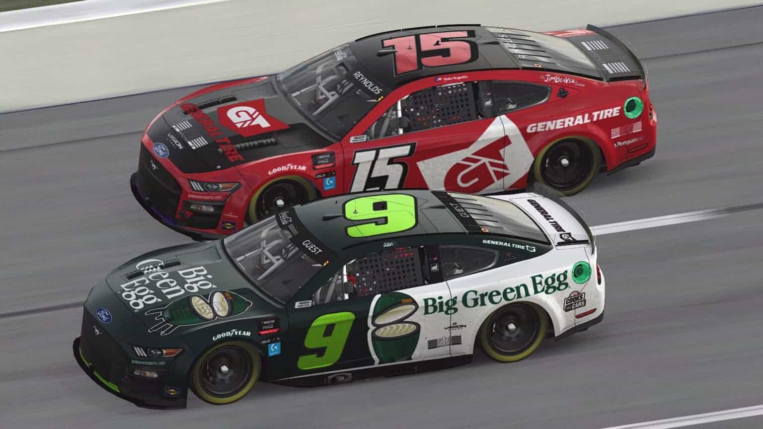 Garrett Lowe and Malik Ray join forces with Jim Beaver Esports for the 2023 eNASCAR Coca-Cola iRacing Series season.