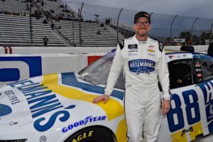 Hellmann's will sponsor Dale Earnhardt Jr's No. 88 Chevrolet Camaro in the NASCAR Xfinity Series race at Bristol Motor Speedway.