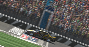 Blake mccandless wins the race at charlotte motor speedway as kevin mcadams wins the legends of the future series championship on iracing.