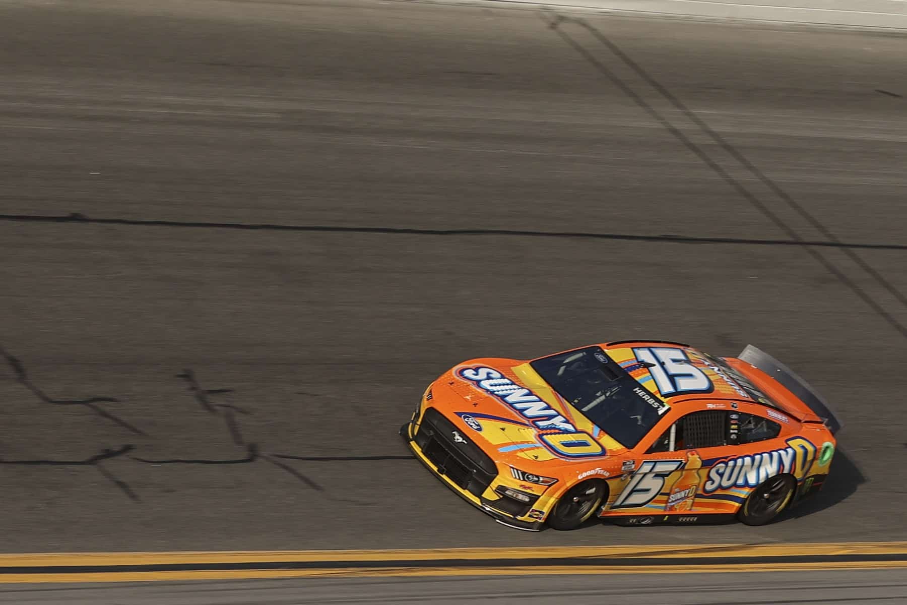 Riley Herbst finished 10th in Sunday's Daytona 500.