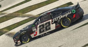 Garrison Hogan survived a wild end to the Elite Racing League's Homeplace Beer Company Daytona 500 to take the victory on iRacing.