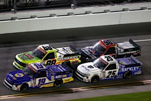 Christian eckes found another way to lose a nascar craftsman truck series race at daytona international speedway.
