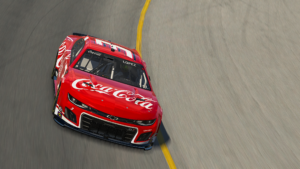 Bobby zalenski dominated the enascar coca-cola iracing series race at richmond raceway.