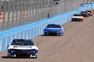 Nascar penalized the teams of hendrick motorsports and kaulig racing as well as driver denny hamlin following rule violations at phoenix raceway.