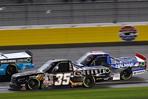 Jake garcia got to celebrate his 18th birthday in style by scoring a career-best finish in the nascar craftsman truck series at las vegas motor speedway.