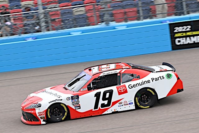 Ryan Truex ran out of time and finished runner-up to his Joe Gibbs Racing teammate Sammy Smith in the NASCAR Xfinity Series United Rentals 200 at Phoenix Raceway.