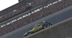 Jared rexing survived the mayhem and scored the victory in the elite racing league classic 500 on iracing.