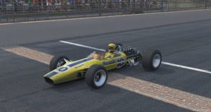 Jared rexing survived the mayhem and scored the victory in the elite racing league classic 500 on iracing.