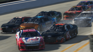 Darik bourdeau will sit out the next enascar coca-cola iracing series race as a penalty for his retaliation at the milwaukee mile.