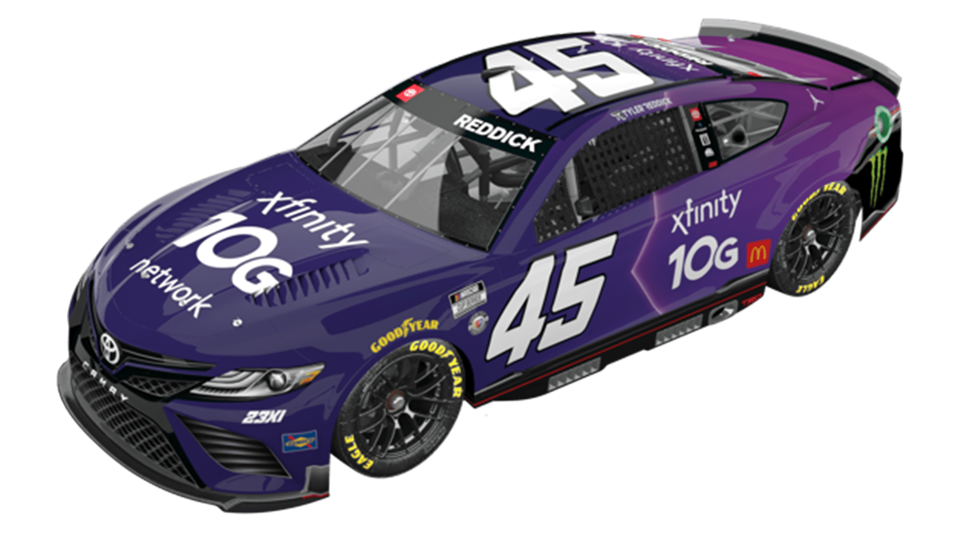 Bright Paint: Xfinity Joins 23XI Racing In New Partnership | Kickin ...