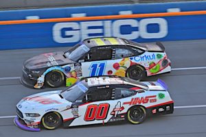 Cole custer avoided all of the chaos at talladega superspeedway to score a top-five and win the nascar xfinity series dash 4 cash bonus.