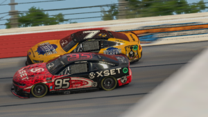 Casey kirwan continues to recreate iconic nascar moments as he racks up wins in the enascar coca-cola iracing series.